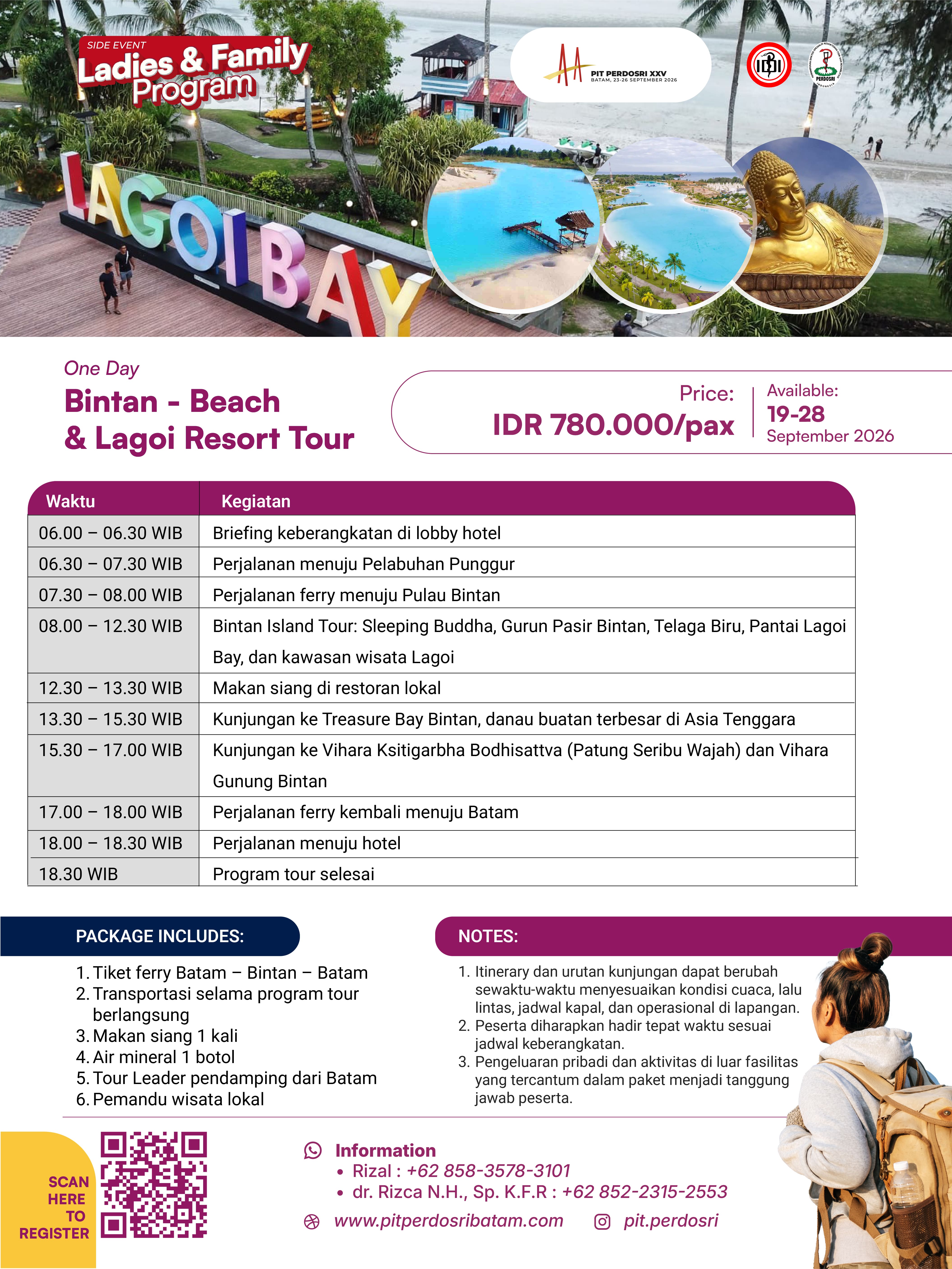 ITINERARY 1 DAY TOUR BINTAN-BEACH & LAGOI RESORT