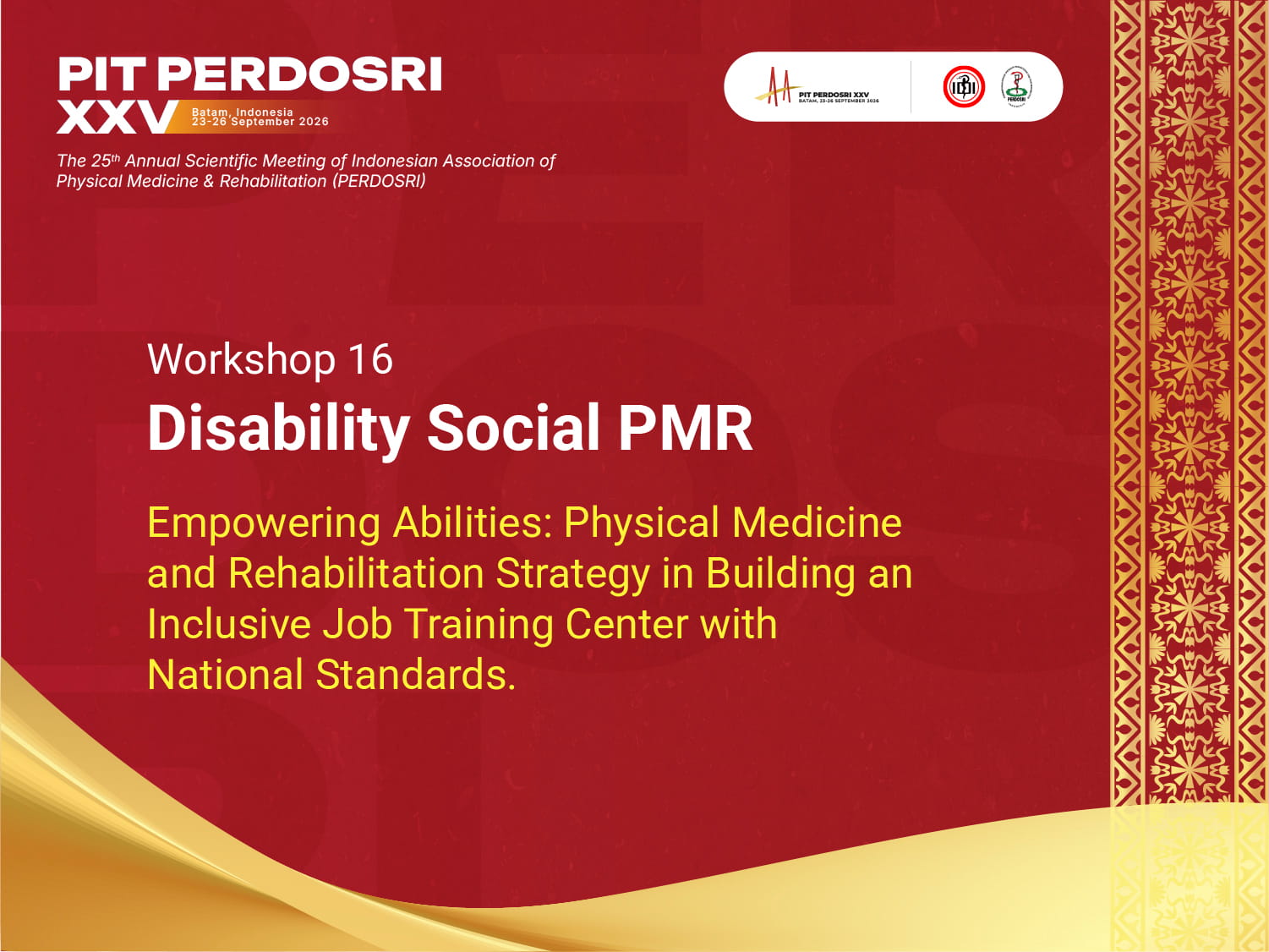 Workshop 16 : Disability Social PMR